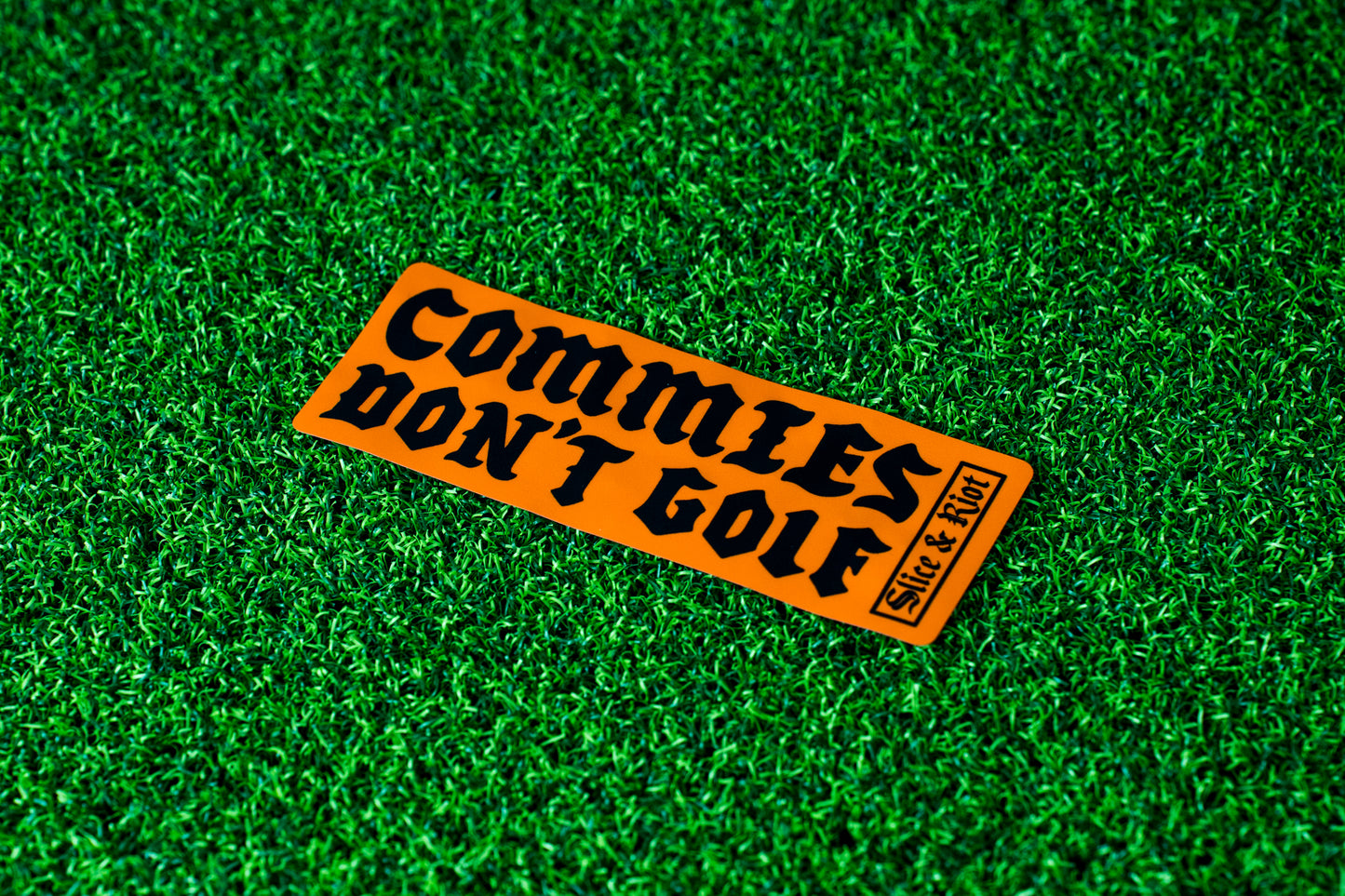Commies Don't Golf Sticker