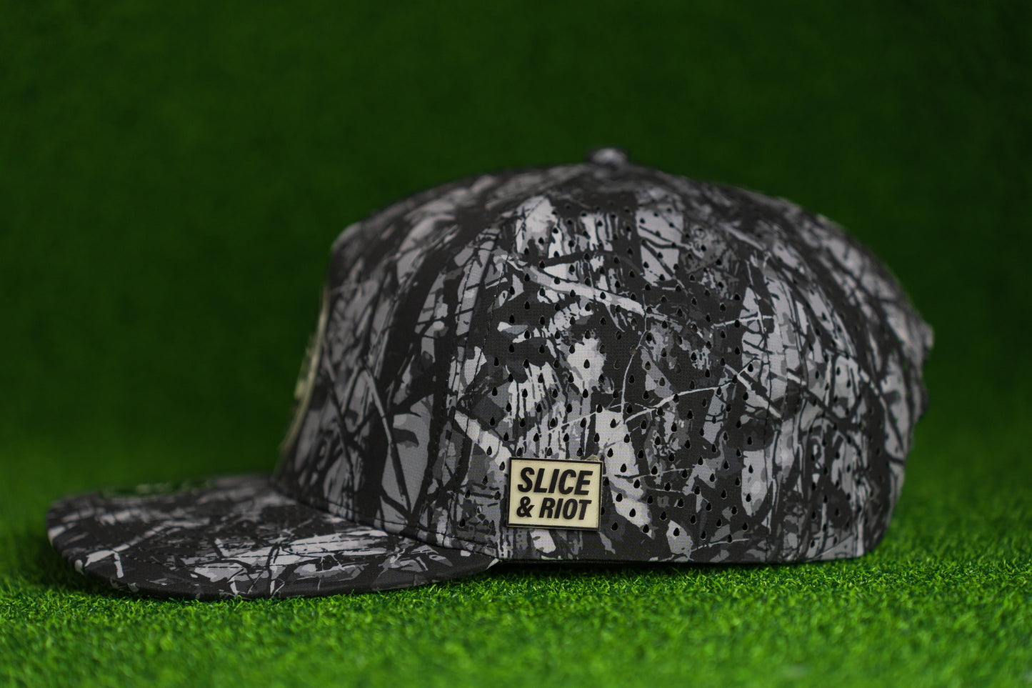 The Heavy Hitter Premium Black Oak Camo Hat - This one GLOWS