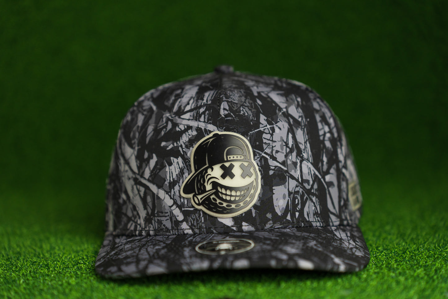 The Heavy Hitter Premium Black Oak Camo Hat - This one GLOWS
