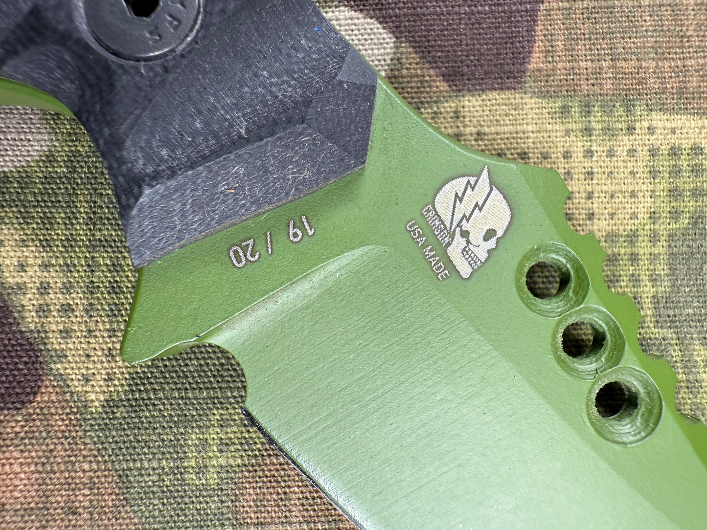 CRIMSON KNIVES LTD COLLAB IRON WOLF KNIFE - MADE IN THE USA