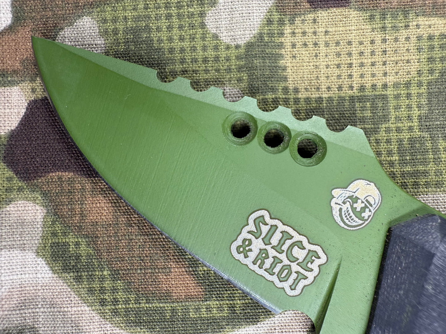 CRIMSON KNIVES LTD COLLAB IRON WOLF KNIFE - MADE IN THE USA