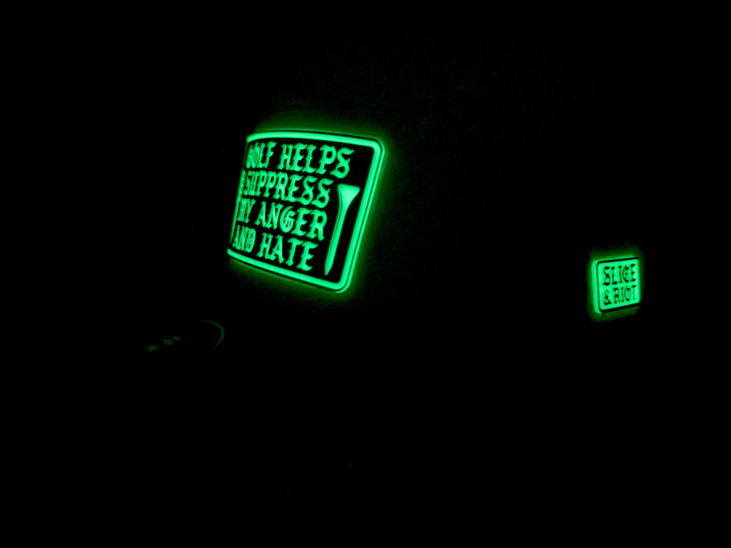 "I Hate Therapy" Premium Off-White / Black Bill Hat - This One Glows!