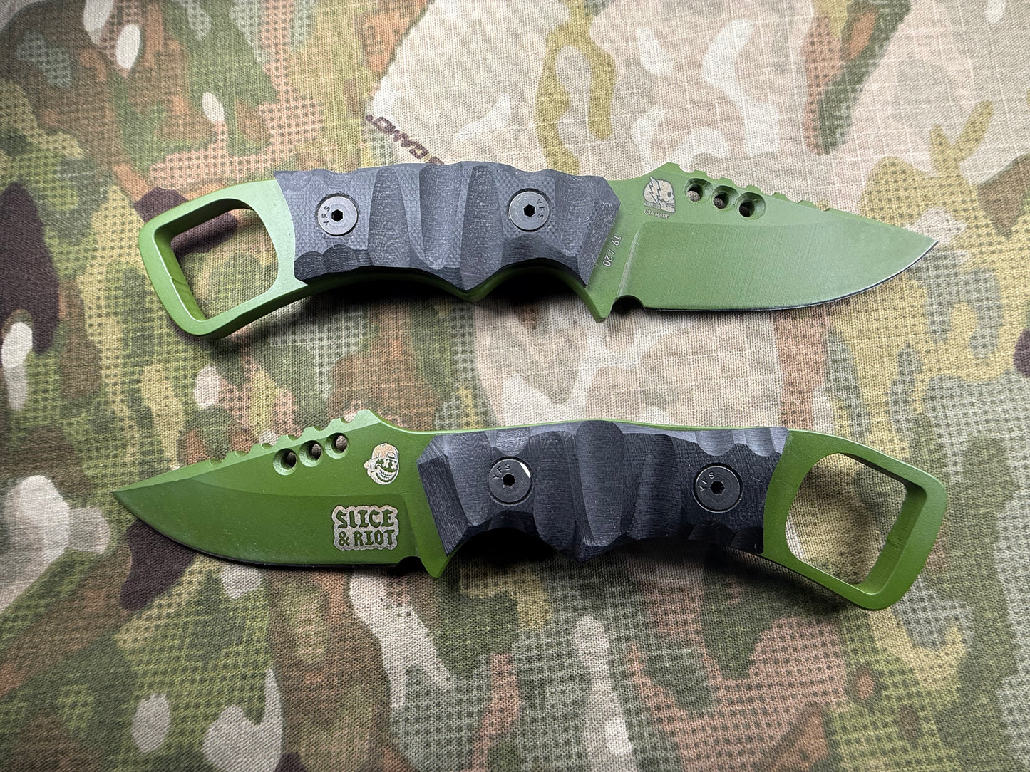 CRIMSON KNIVES LTD COLLAB IRON WOLF KNIFE - MADE IN THE USA