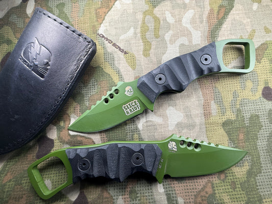 CRIMSON KNIVES LTD COLLAB IRON WOLF KNIFE - MADE IN THE USA