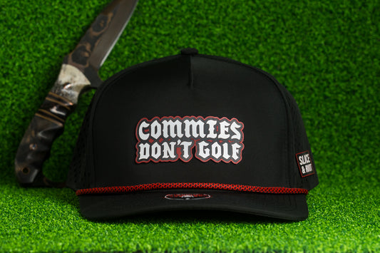 Commies Don't Golf Premium Black Hat