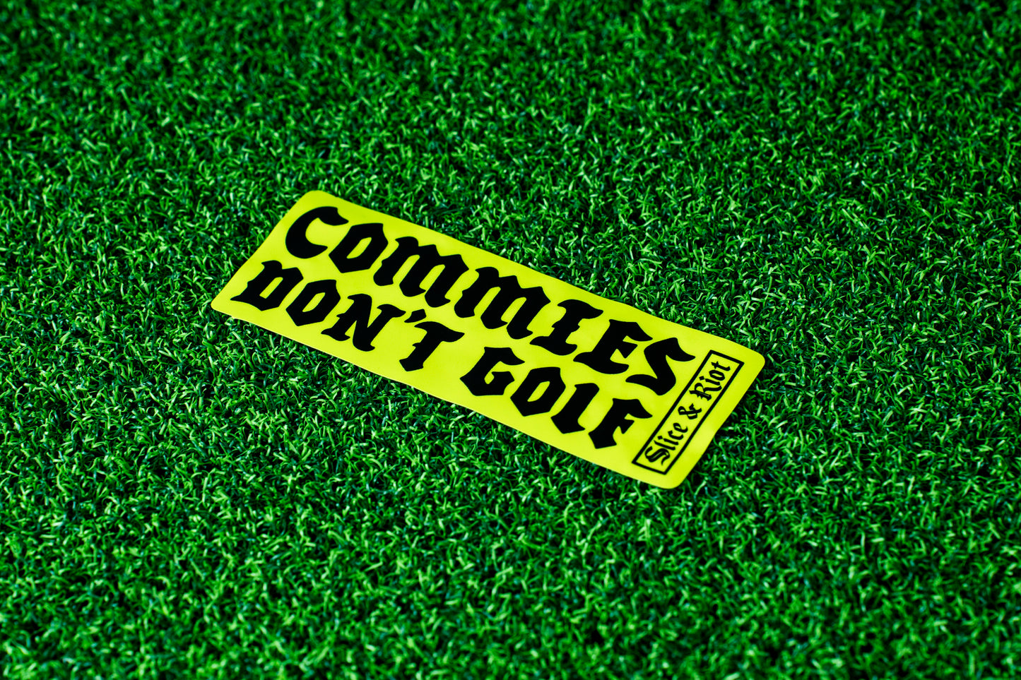 Commies Don't Golf Sticker
