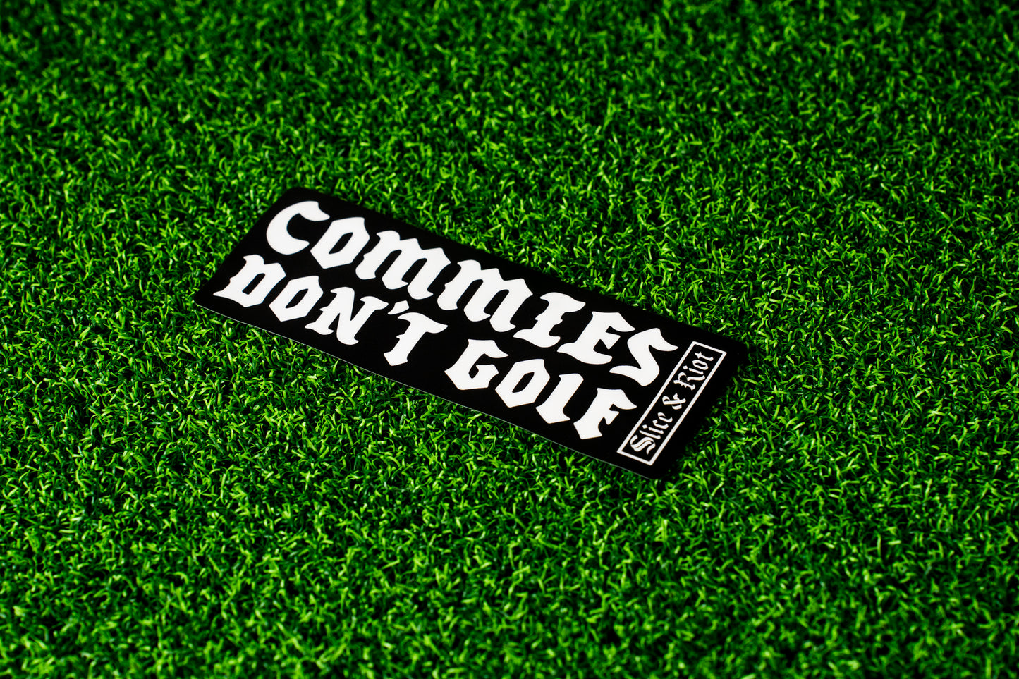 Commies Don't Golf Sticker